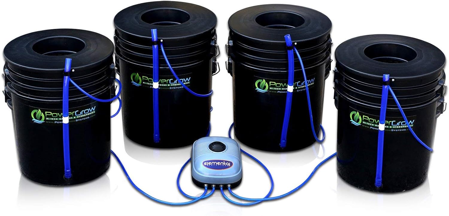 PowerGrow DWC Hydroponic Bubbler Bucket Kit Review